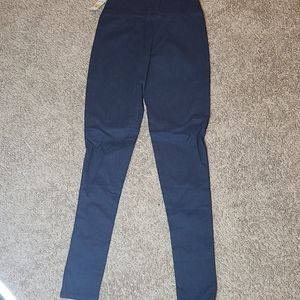 Navy Agnes&Dora women's high waisted pixie pants